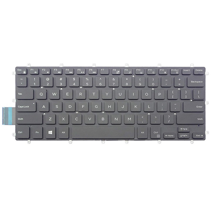 Tastatura compatibila laptop Dell Inspiron 13 5368, 5369, 5370, 5378, 5379 iluminata US