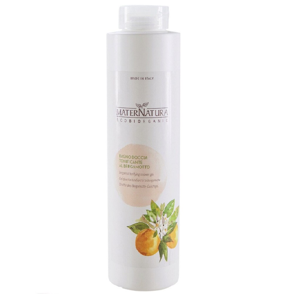 Gel de dus tonifiant cu bergamota 500ml MaterNatura