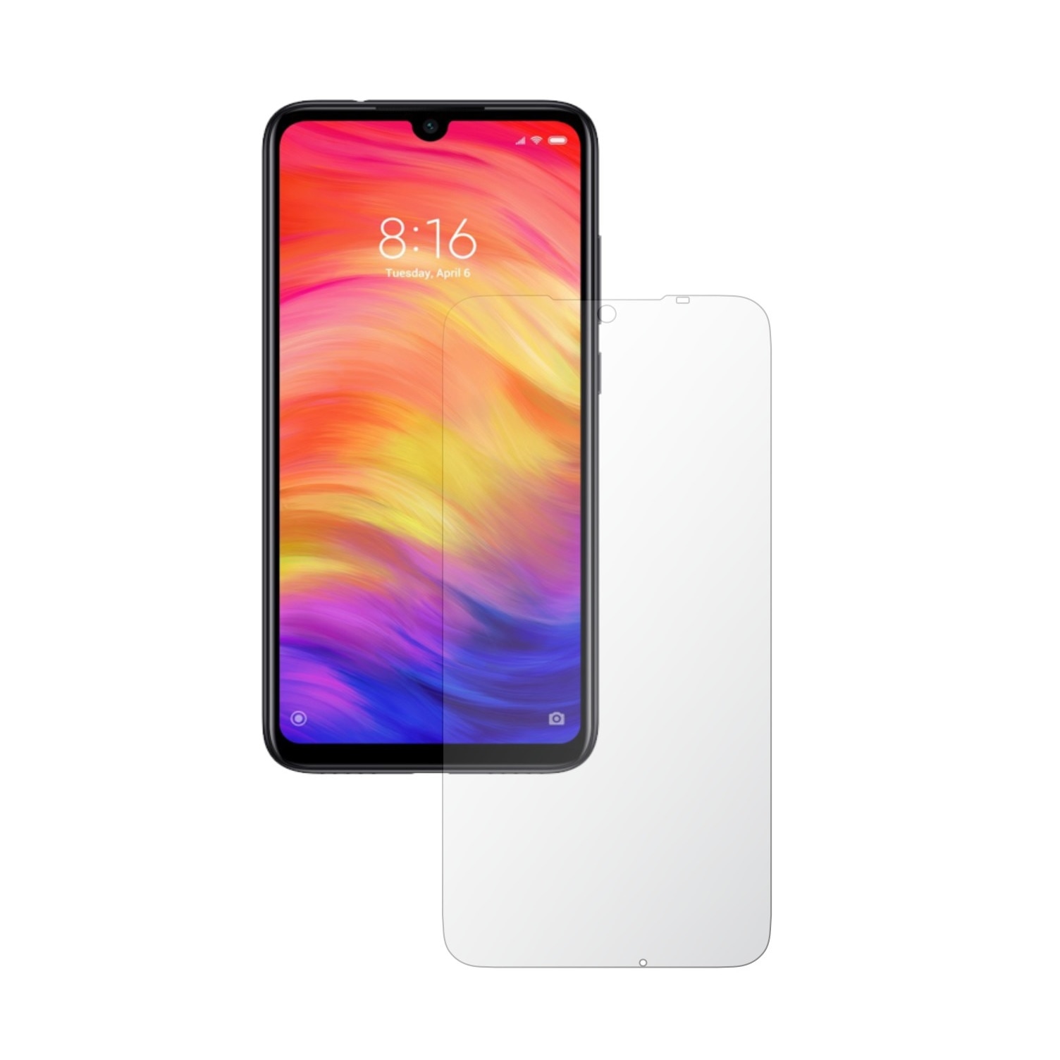 Set 2X Folie Protectie Ecran Invisible Skinz HD pentru Xiaomi Redmi 7 - Folie Siliconica Ultra-Clear cu Acoperire Totala, Edge to Edge Full Display Cover, Adeziva si Foarte Flexibila