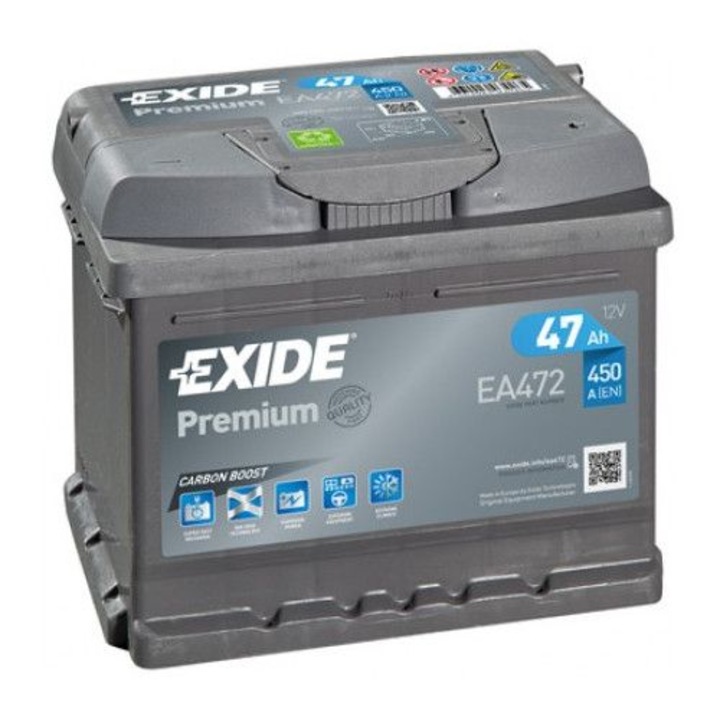 Baterie auto Exide Premium 47 Ah EA472