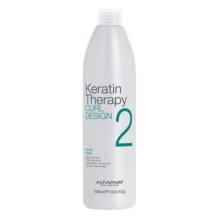 Lotiune de fixare a buclelor Alfaparf Keratin Therapy Curl Design Move Fixer 2, 1000 ml