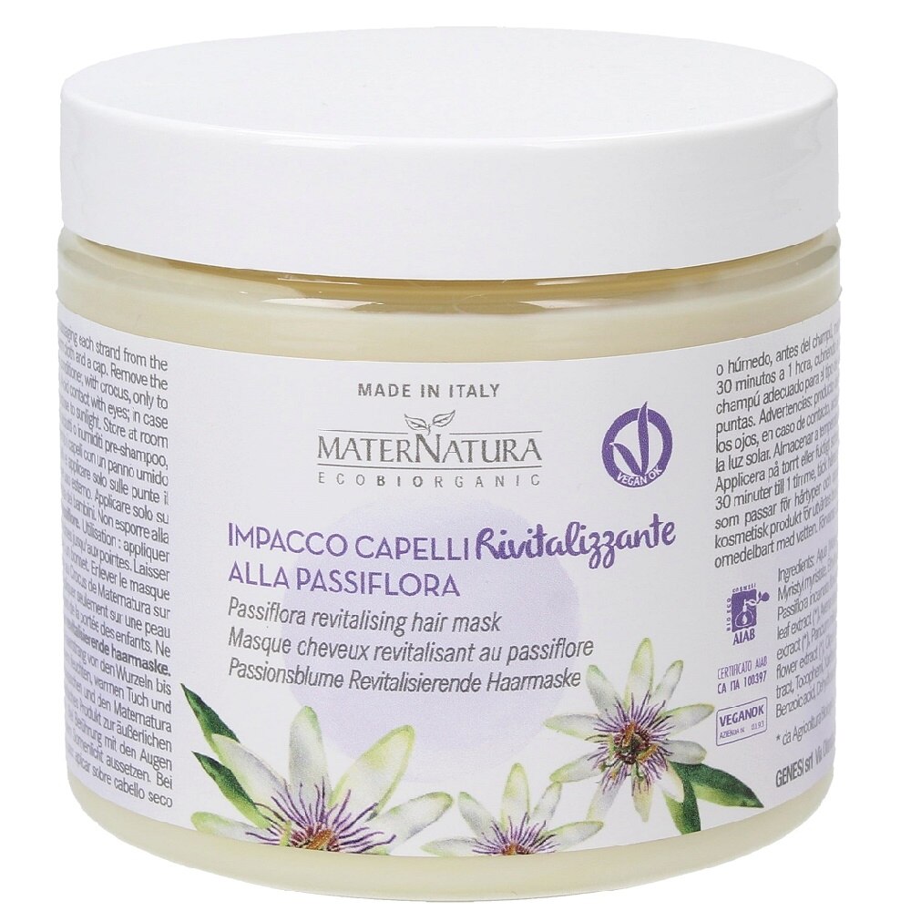 Masca de par revitalizanta cu fructul pasiunii 200ml MaterNatura