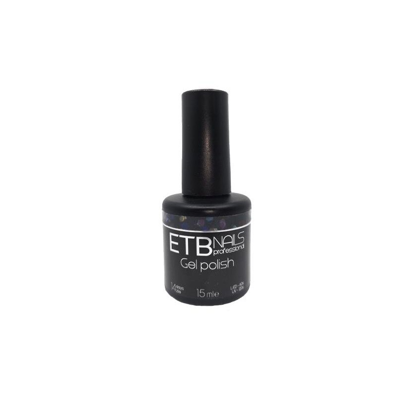 Gel de unghii permanent ETB Nails Gel Polish Confetti 15ml