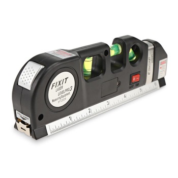Nivela laser 4 in 1, cumpana cu functie laser, rigla si ruleta FMD213 Nivela laser 4 in 1, cumpana cu functie laser, rigla si ruleta FMD213