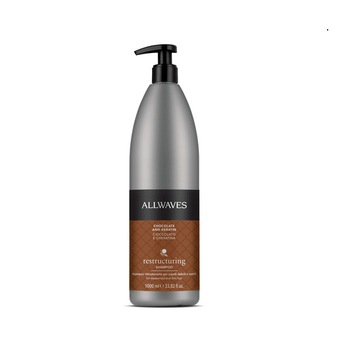 Sampon Allwaves restructurant cu cheratina si ciocolata 1000 ml Sampon Allwaves restructurant cu cheratina si ciocolata 1000 ml