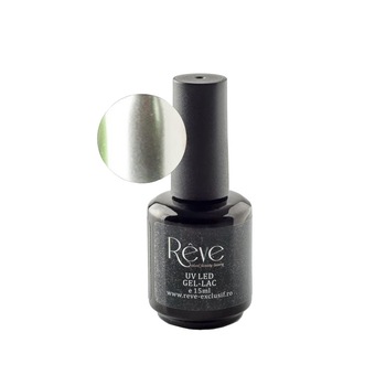 Lac de unghii, Reve, Metalic silver, UV, 15 ml Lac de unghii, Reve, Metalic silver, UV, 15 ml