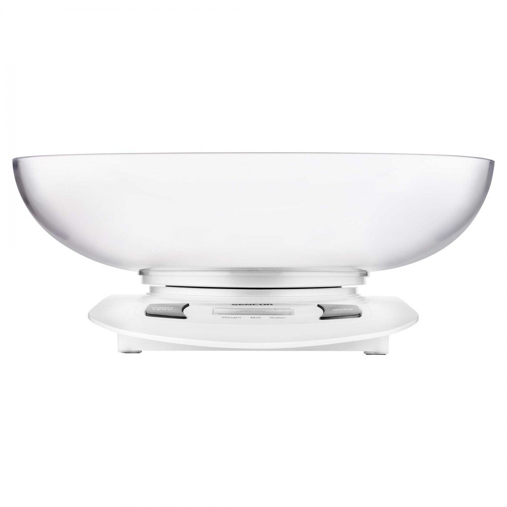 Cantar de bucatarie cu bol Sencor SKS 4001WH, Alb