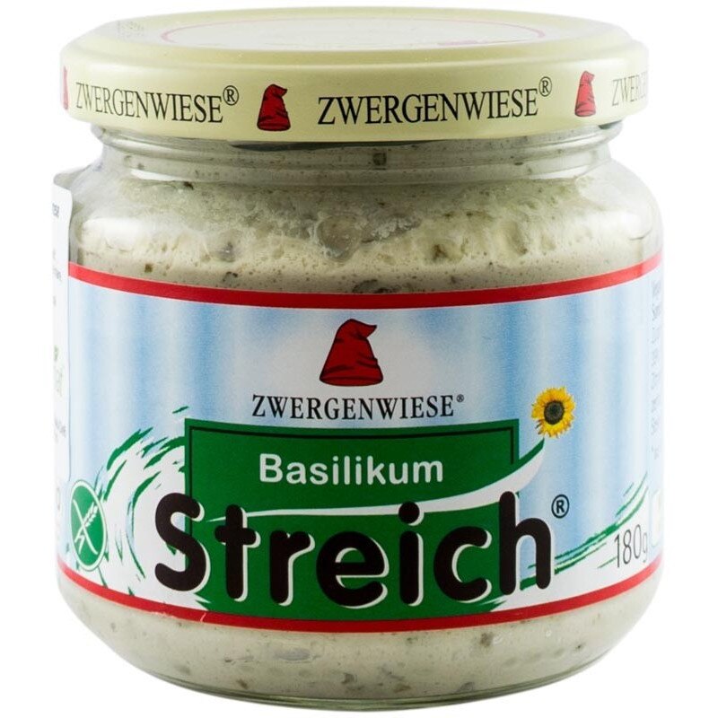 Crema tartinabila bio vegetala cu busuioc, Zwergenwiese 180 g