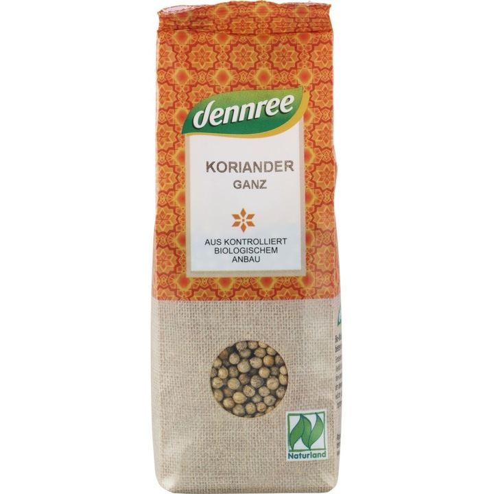 Coriandru seminte bio, 45g, Dennree