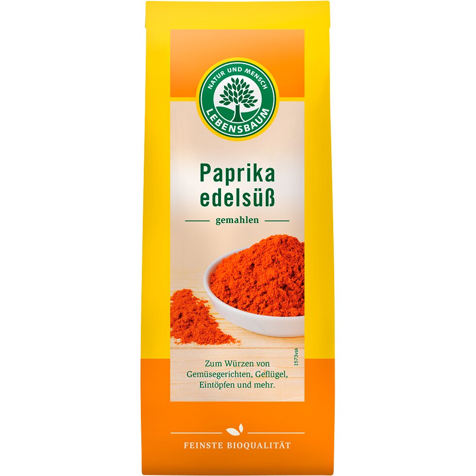 Paprika dulce BIO pulbere Lebensbaum 50g