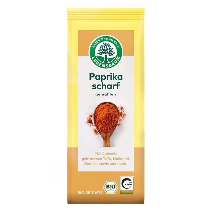 Boia de ardei iute bio, 50g, Lebensbaum