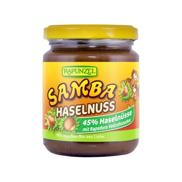 Crema Samba cu alune si ciocolata Bio Rapunzel 250 g