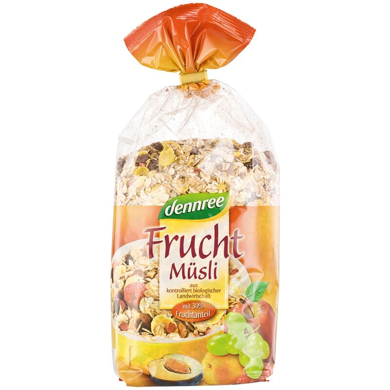 Musli cu fructe ECO 750 g - Dennree