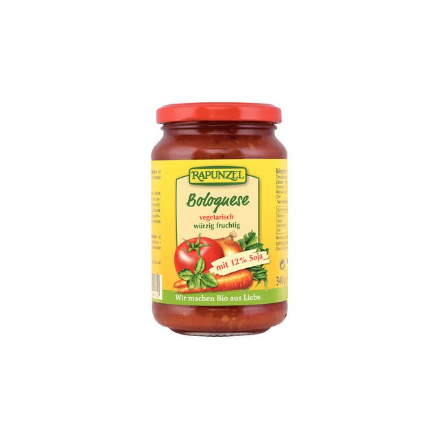 Sos de tomate Bolognese vegan Bio Rapunzel 340 g