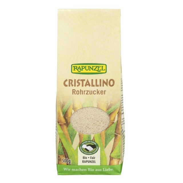Zahar alb Cristallino din trestie Bio Rapunzel 500 g