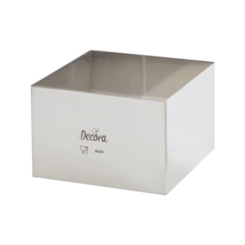 Forma pentru copt, Decora, Otel, 20x20x6 cm Forma pentru copt, Decora, Otel, 20x20x6 cm