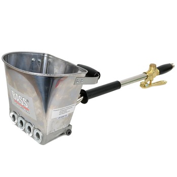 Pistol pneumatic cu rezervor, pentru tencuit Bass BS-4543, Inox, 9 Bar, 500 l/min Pistol pneumatic cu rezervor, pentru tencuit Bass BS-4543, Inox, 9 Bar, 500 l/min