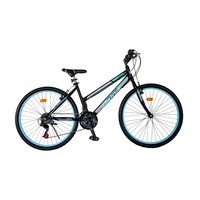 Bicicleta MTB Dame Vision Venus Culoare Negru/Albastru Roata 24" Otel
