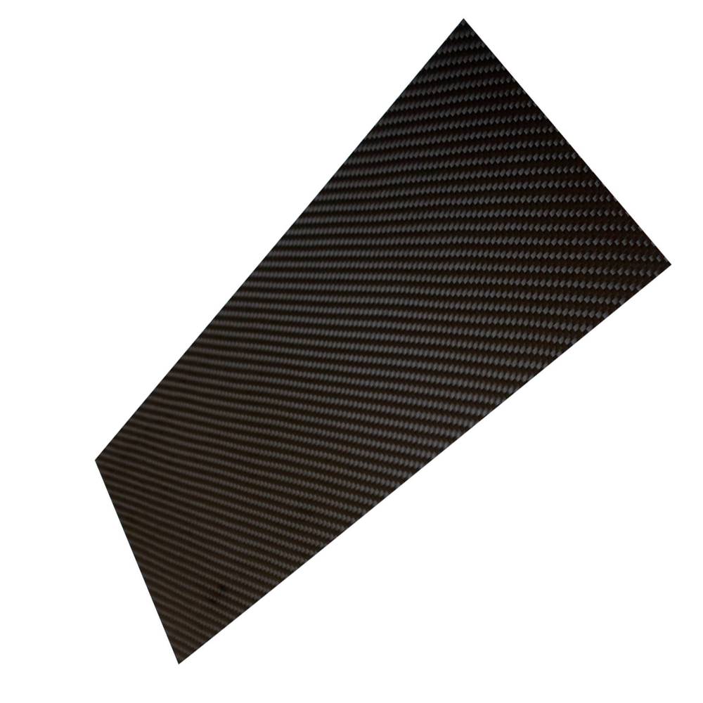 Placa de fibra de carbono, placa de fibra de carbono de sarga ligera,  versátil de alta dureza para modelo (2.953 x 4.921 x 0.020 in/3.0 x 4.9 x  0.02