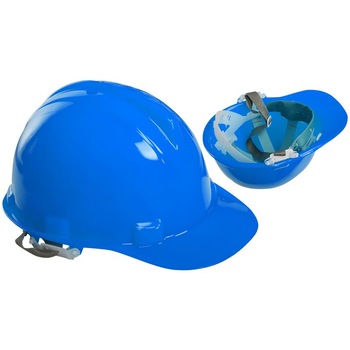 Casca (Albastra) de protectie pentru constructii , marime universala - Tolsen Casca (Albastra) de protectie pentru constructii , marime universala - Tolsen