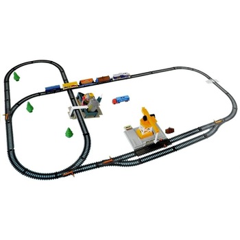 Set tren industrial Malipen cu pista de 670 cm si 61 de accesorii Set tren industrial Malipen cu pista de 670 cm si 61 de accesorii