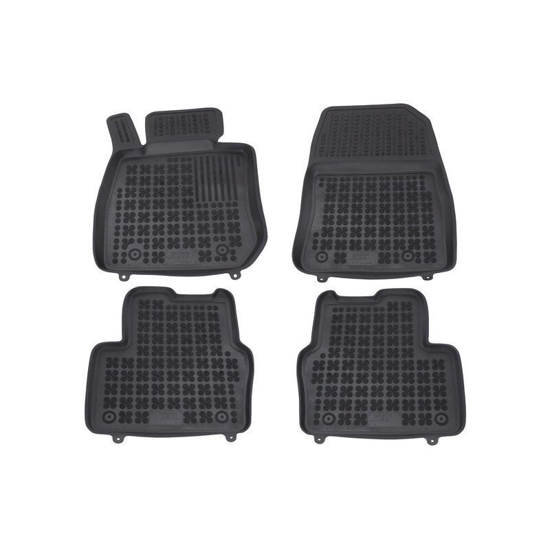 Set 4 Covorase Presuri Auto Negru din Cauciuc compatibil cu MAZDA CX3 2014-2018, CX3 II, 2018+