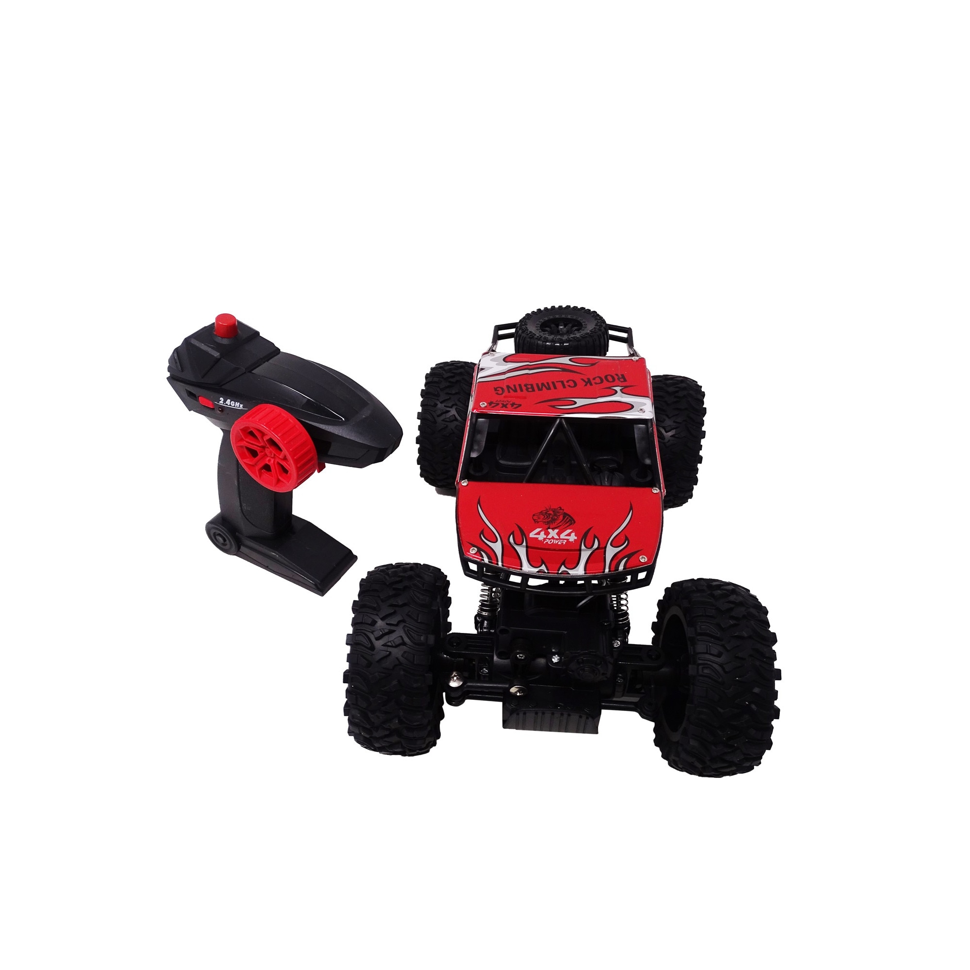 Masina Crazy Burst cu Telecomanda pentru Copii, Rosie