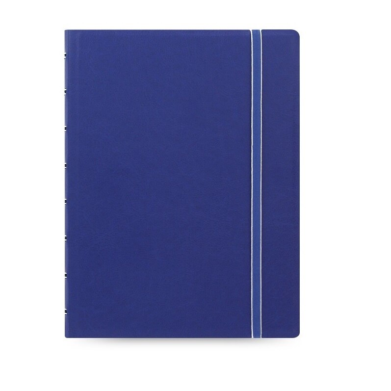 Agenda A5 nedatata cu spirala si rezerve FILOFAX Notebook Classic, Albastru