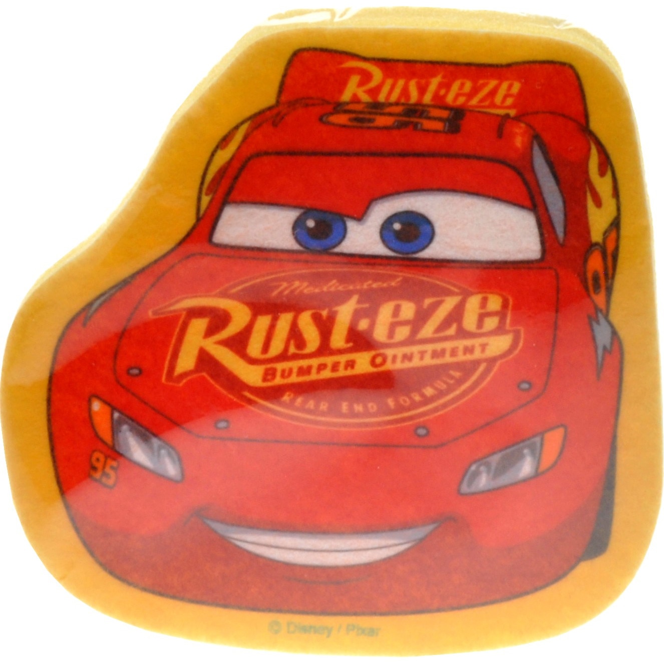Burete de baie pentru copii NOVOKIDS™ Disney Originals Cars Squashy Washy , textura moale, model Fulger Mc Queen