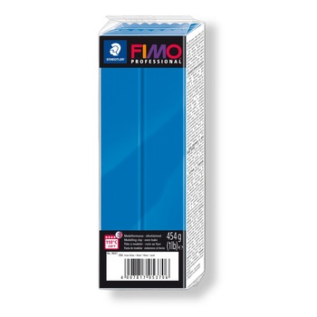 Lut polimeric Fimo Professional pentru modelaj True Blue 454g STH-8041-300 Lut polimeric Fimo Professional pentru modelaj True Blue 454g STH-8041-300