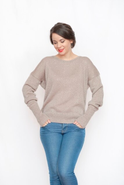 Pulover, Carmen Grigoriu 5303, Beige