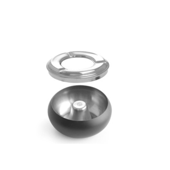 Scrumiera din otel inoxidabil cu margine detasabila, ø105x(H)58mm Hendi Scrumiera din otel inoxidabil cu margine detasabila, ø105x(H)58mm Hendi