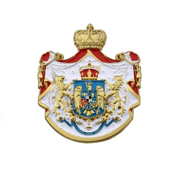 Insigna Stema Regala color, Metalic Shop, Metal Insigna Stema Regala color, Metalic Shop, Metal