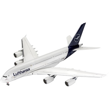 Macheta aeromodele Revell Airbus A380-800 Lufthansa New Livery 1:144 REV 03872 Macheta aeromodele Revell Airbus A380-800 Lufthansa New Livery 1:144 REV 03872