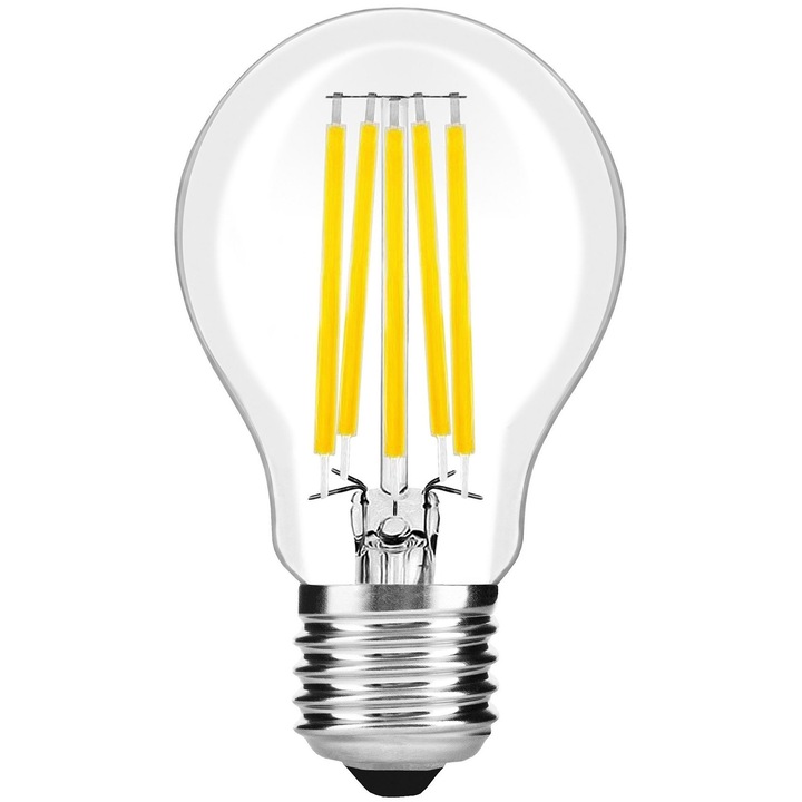 Комплект от 2 LED крушки Avide, HL с висока яркост, 12W, E27, Неутрална светлина-4000K, 1520lm