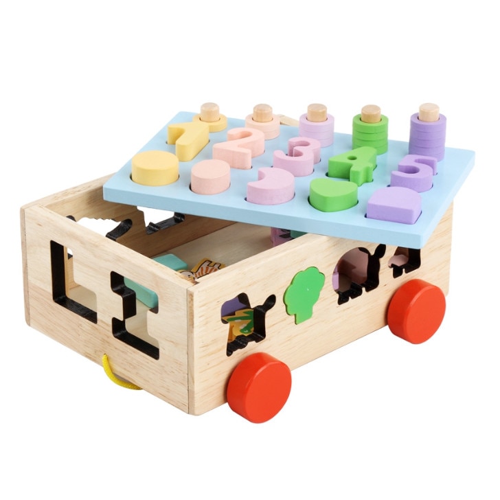 Jucarie de tras Montessori 4 in 1