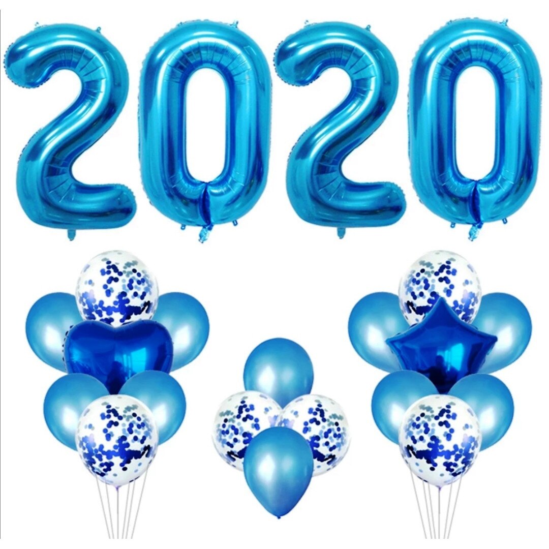 Set cifre, anul 2020-Albastru
