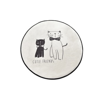 Covoras de baie, Alessia Home, Little Cats DJT, 100 cm Covoras de baie, Alessia Home, Little Cats DJT, 100 cm