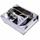 Aragaz pe gaz, 1 ochi, inox, pentru butelie, aprindere quartz + 2 m furtun
