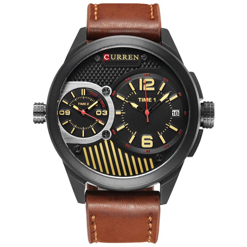 Ceas Quartz Curren Precision Orange 9951275