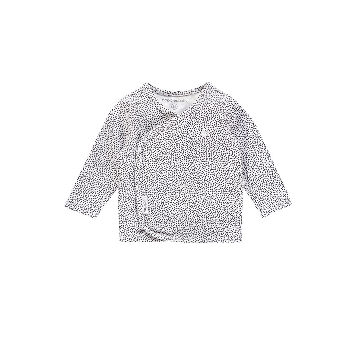 Bluza bebe, Noppies, cu buline, Hannah, alba