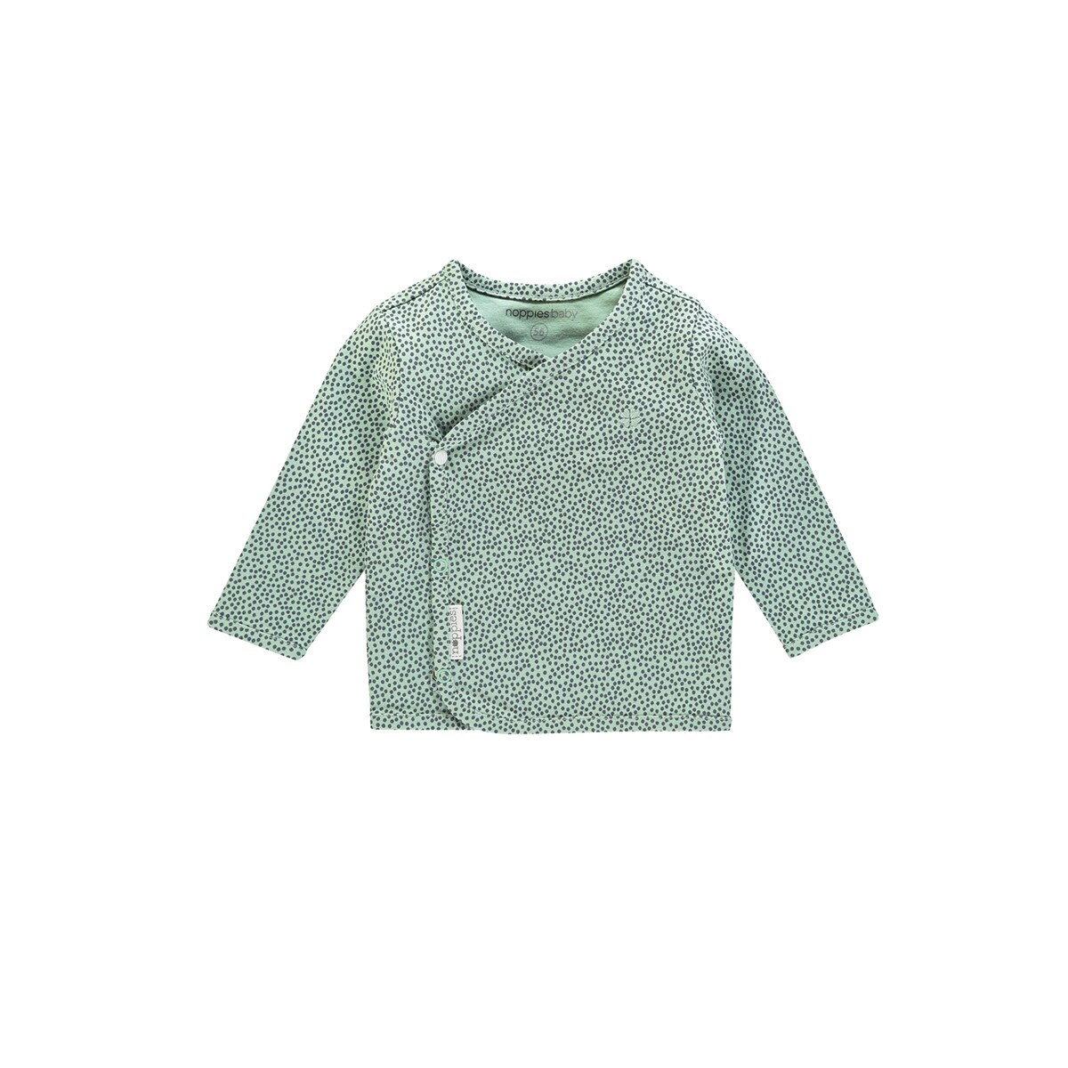 Bluza bebe, Noppies, cu buline, Hannah, verde