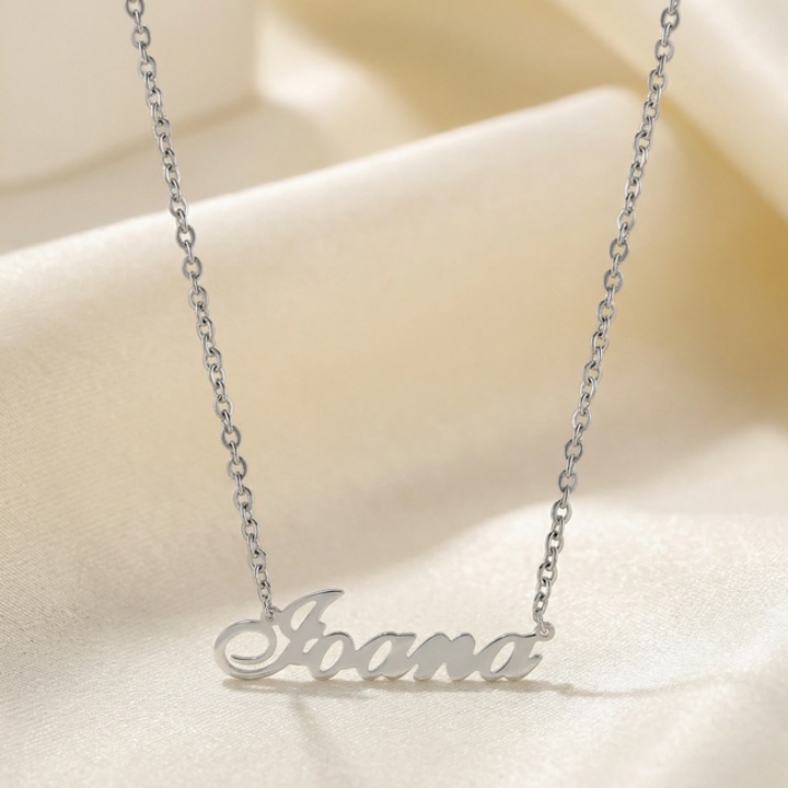 Lantisor din argint rodiat cu nume, Ioana, ARTOR LN7,47 cm