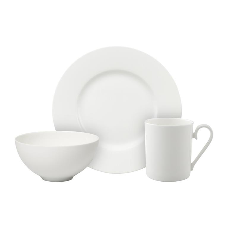 Set Villeroy & Boch Royal Breakfast Set For 2, 6 piese alb