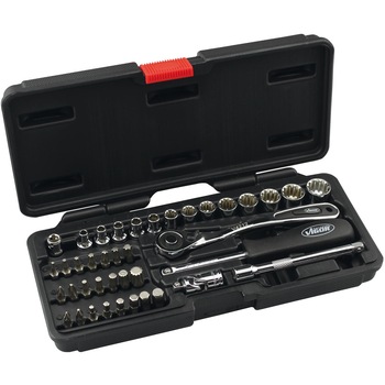 Set chei tubulare Vigor V4217, 40 piese Set chei tubulare Vigor V4217, 40 piese