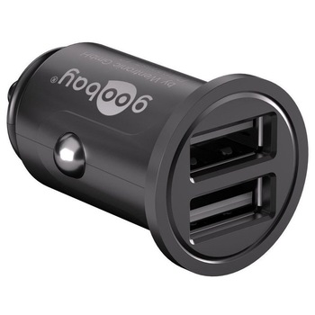 Alimentator auto cu 2 iesiri USB 4, 8A GOOBAY 71897 Alimentator auto cu 2 iesiri USB 4, 8A GOOBAY 71897