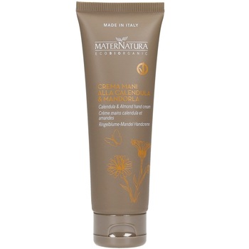 Crema de maini cu galbenele si migdale 40ml MaterNatura Crema de maini cu galbenele si migdale 40ml MaterNatura