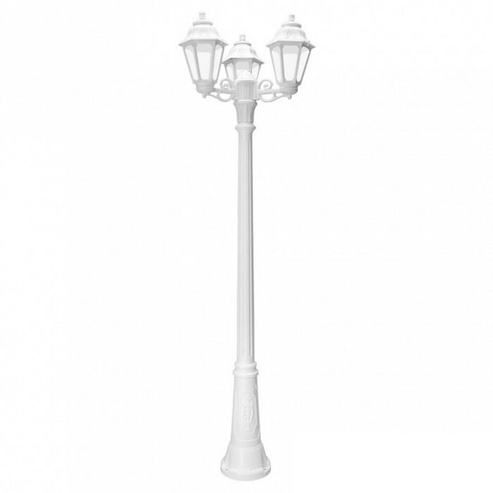 Stalp Gigi Alb 3 brate Bisso cu 3 Felinare Anna 6W