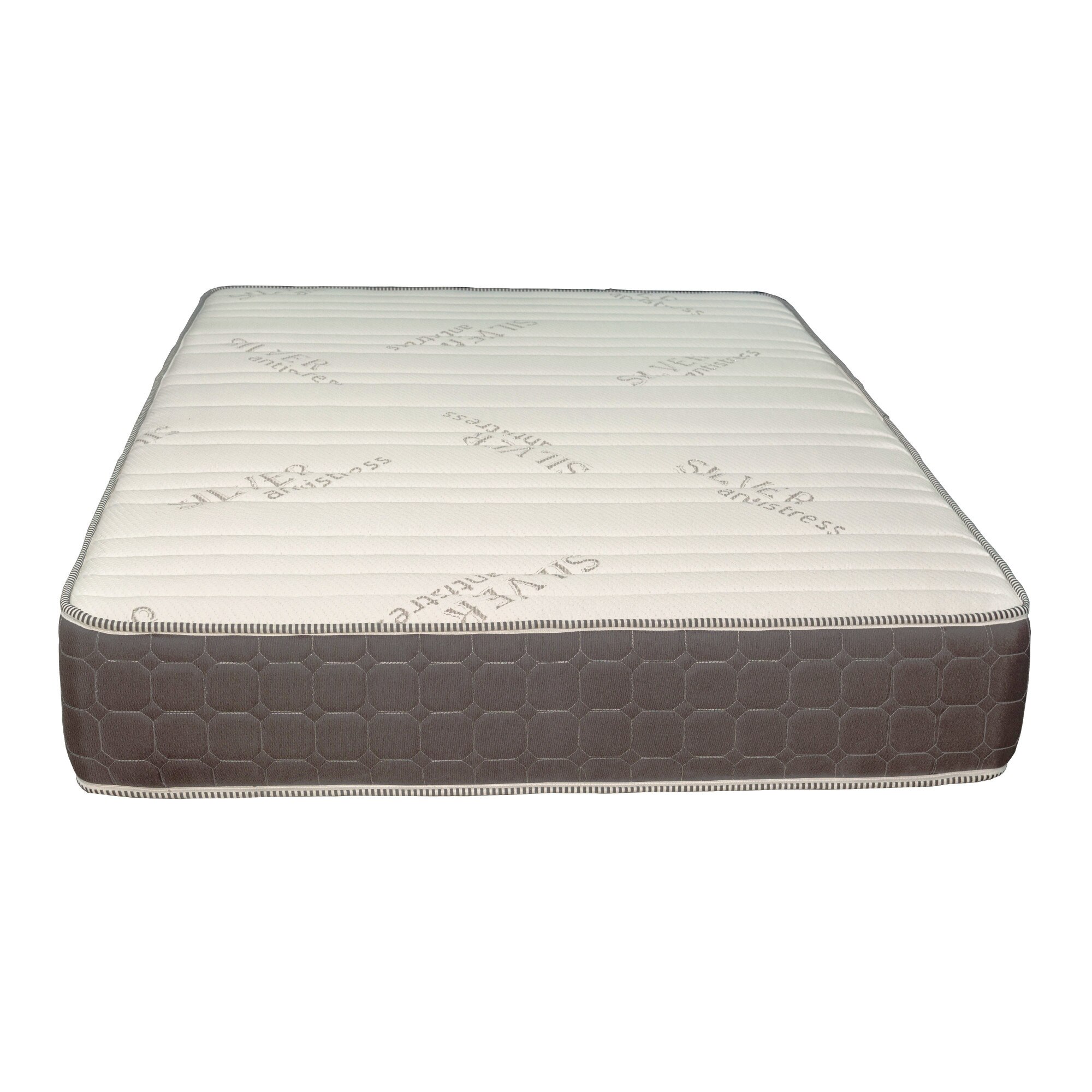 Saltea ortopedica SALT EXPERT Silver Safe, 90x200x29cm, cu plasa de arcuri, hipoalergenica, Fir cu ioni de argint, ferma