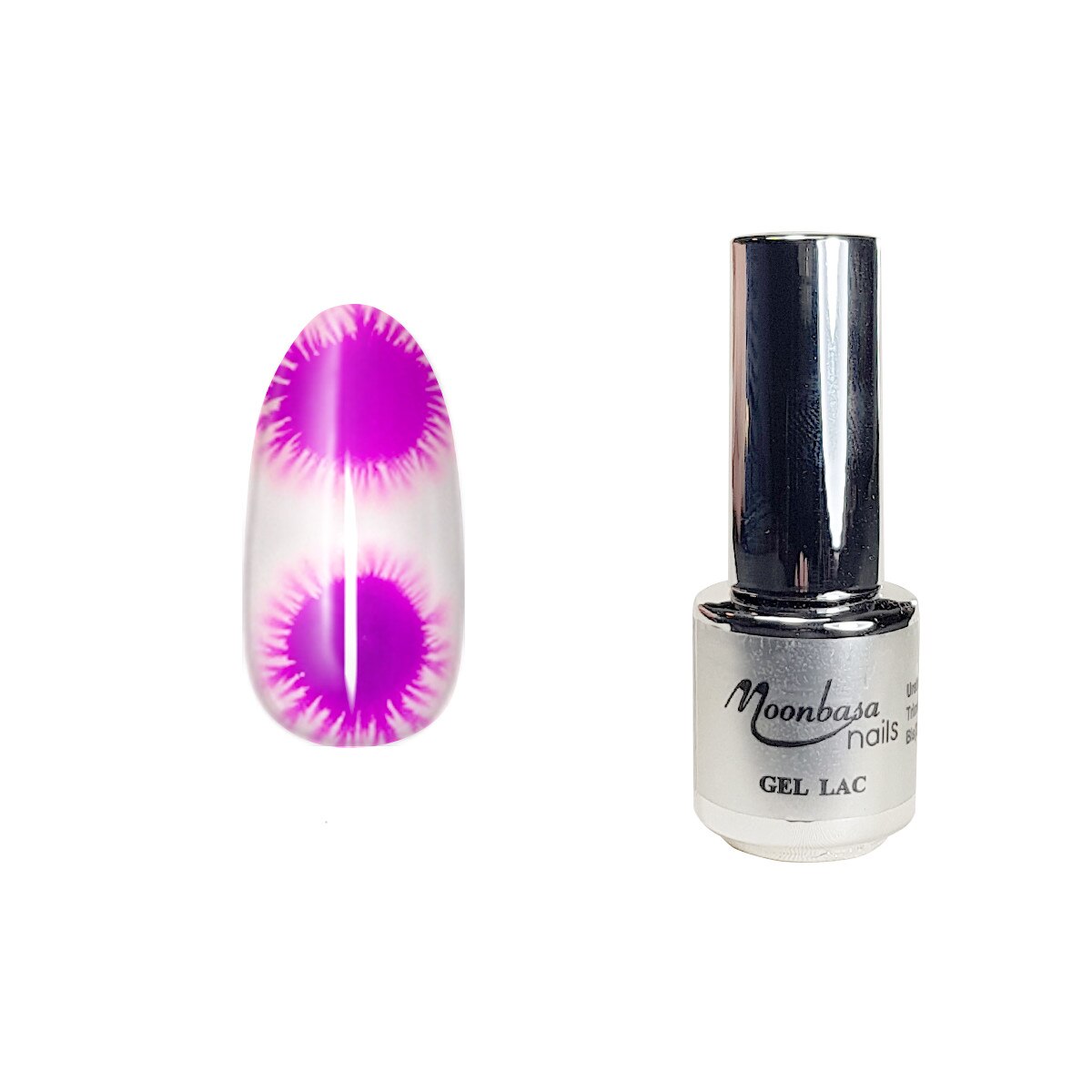Oja semipermanenta, Snow Ice Gel, MoonbasaNails, 4ml, 729, Lucioasa, Violet